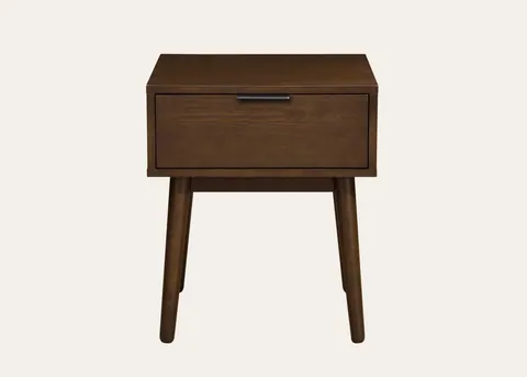 CASSINA, éjjeliszekrény, diófa